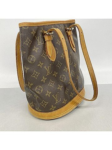 Louis Vuitton Louis Vuitton Monogram Bucket PM Tote Bag M42238 Brown (Women's) (view 2)