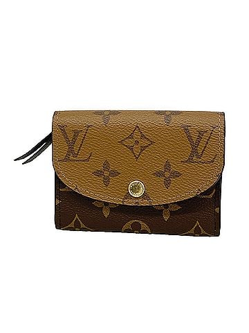 Louis Vuitton Louis Vuitton Monogram Reverse Portemonnaie Rosalie Wallet/Coin Case M82333 Black Women's (view 1)