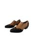 Nine West 100% Leather Black Tan Boots Size 7 1/2 - photo 1