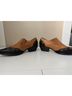 Nine West 100% Leather Black Tan Boots Size 7 1/2 - photo 3