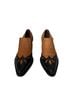 Nine West 100% Leather Black Tan Boots Size 7 1/2 - photo 2