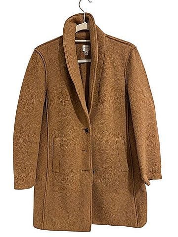 J.Crew Camel Shawl-Collar Wool-Blend Pea Coat Coat (view 1)