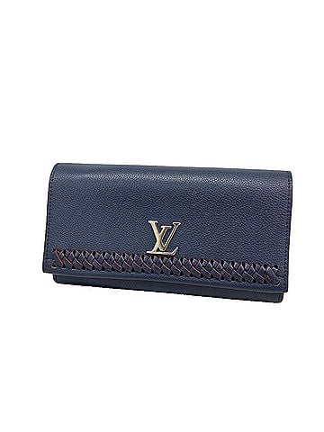 Louis Vuitton Louis Vuitton Lockme Long Wallet Portefeuille II M64335 Marine Rouge (Men's/Women's) (view 1)
