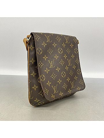 Louis Vuitton Louis Vuitton Monogram Musette Salsa Long Strap Shoulder Bag M51387 Brown Women's (view 2)