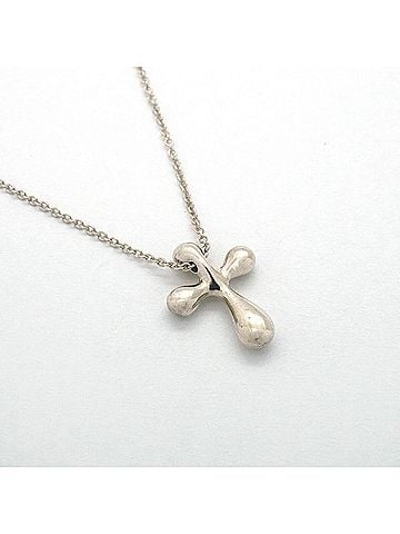 Tiffany & Co. Tiffany &amp; Co. Small Cross Necklace, Sterling Silver 925, Women's (view 2)