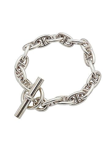 Hermès Hermes Chaine d'Ancre MM Bracelet, 17 links, Sterling Silver 925, Men's/Women's (view 1)