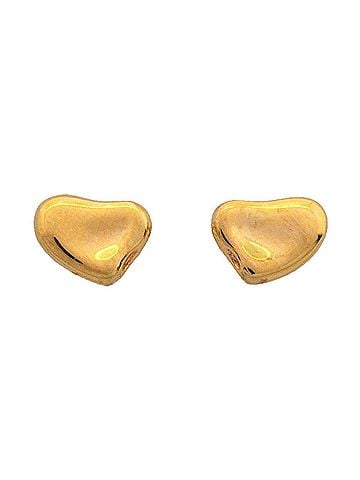 Tiffany & Co. Tiffany &amp; Co. Full Heart Earrings, 18K Yellow Gold, Women's (view 1)