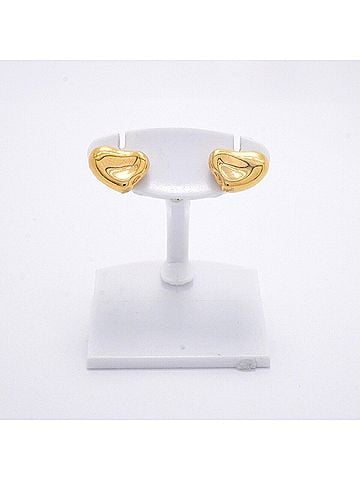 Tiffany & Co. Tiffany &amp; Co. Full Heart Earrings, 18K Yellow Gold, Women's (view 2)