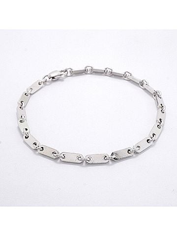 Cartier Cartier Figaro Bracelet, 18K White Gold, Men's &amp; Women's (view 2)