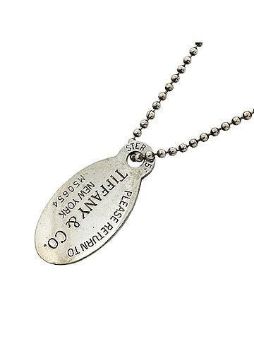 Tiffany & Co. Tiffany &amp; Co. Return to Oval Sterling Silver Necklace for Women (view 1)