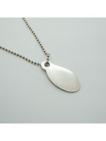 Tiffany & Co. Tiffany &amp; Co. Return to Oval Sterling Silver Necklace for Women (view 2)