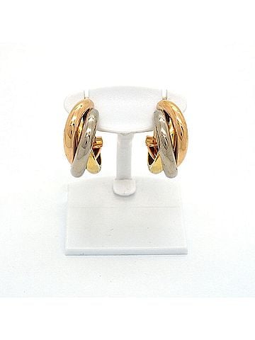 Cartier Cartier Trinity Earrings, available in 18K Yellow Gold (KYG), White (18KWG), and Pink (18KPG), for women. (view 2)