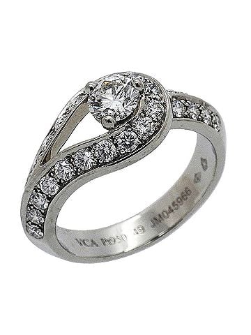 Van Cleef & Arpels Van Cleef &amp; Arpels Couture Ring, Pt950 Platinum, Diamond, Women's (view 1)