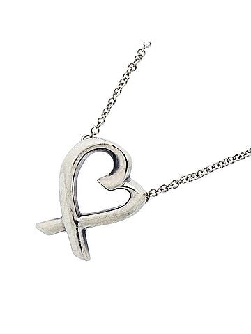 Tiffany & Co. Tiffany &amp; Co. Loving Heart Necklace, Sterling Silver 925, Women's (view 1)