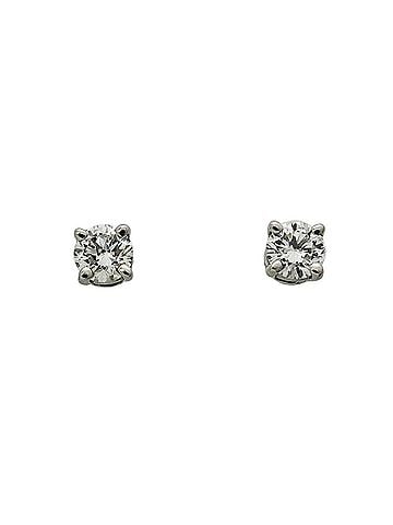 Tiffany & Co. Tiffany &amp; Co. Solitaire Earrings, 1PD (One Diamond), Platinum 950, Ladies' (view 1)