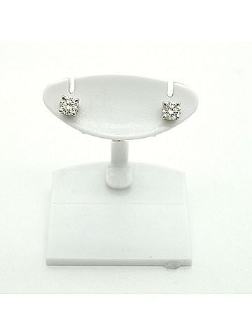 Tiffany & Co. Tiffany &amp; Co. Solitaire Earrings, 1PD (One Diamond), Platinum 950, Ladies' (view 2)