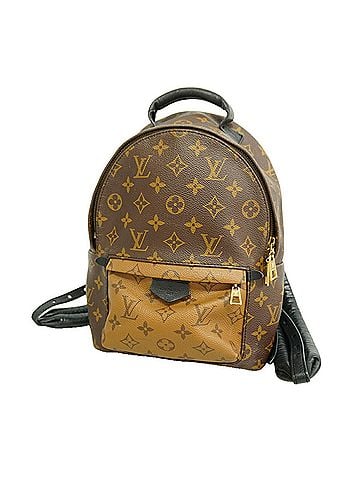 Louis Vuitton Louis Vuitton Bags, Backpacks, Daypacks: Monogram Reverse Palm Springs Backpack PM M44870 Brown (Women's) (view 1)