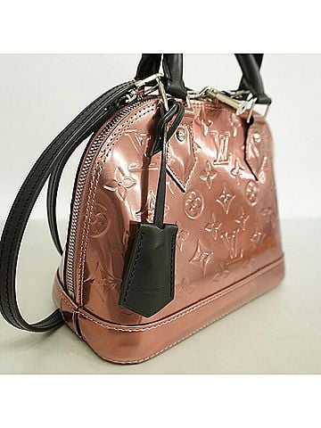 Louis Vuitton Louis Vuitton Alma BB handbag, M90485, metallic pink, 2-way bag for women. (view 2)