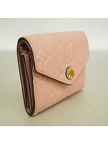 Louis Vuitton Louis Vuitton Tri-fold Wallet Monogram Empreinte Portefeuille Zoe M62936 Rose Poudre (Women's) (view 2)