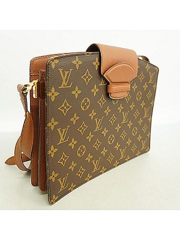 Louis Vuitton Louis Vuitton Monogram Curcelles Shoulder Bag M51375 Brown Women's (view 2)