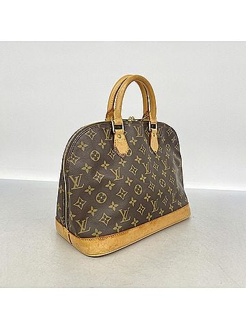 Louis Vuitton Louis Vuitton Alma Monogram Handbag M51130 Brown Women's (view 2)