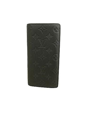 Louis Vuitton Louis Vuitton Monogram Shadow Portefeuille Brazza Long Wallet M62900 Black Men's (view 1)