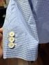 Talbots Checkered-gingham Blue White Blazer Size 16 (petite) - photo 7
