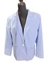 Talbots Checkered-gingham Blue White Blazer Size 16 (petite) - photo 1