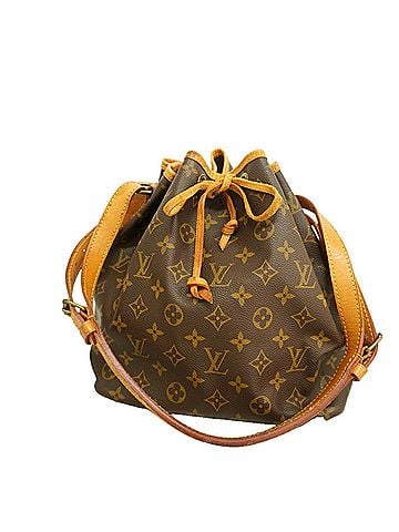 Louis Vuitton Louis Vuitton Monogram Petit Noé Shoulder Bag M42226 Brown Women's (view 1)