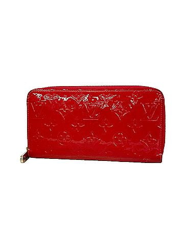 Louis Vuitton Louis Vuitton Vernis Zippy Wallet M90200 Cerise Women's Long (view 1)