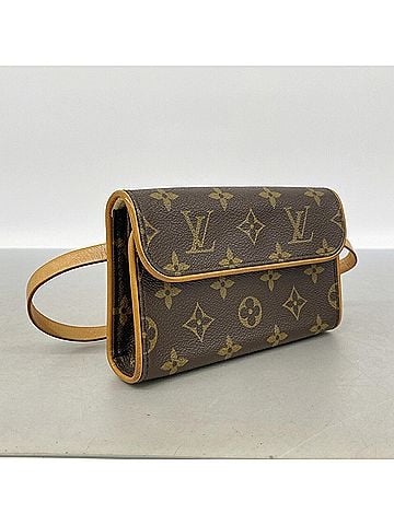 Louis Vuitton Louis Vuitton Bag/Waist Bag Monogram Pochette Florentine M51855 Brown Women's (view 2)