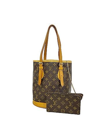 Louis Vuitton Louis Vuitton Monogram Bucket PM Tote Bag M42238 Brown (Women's) (view 1)