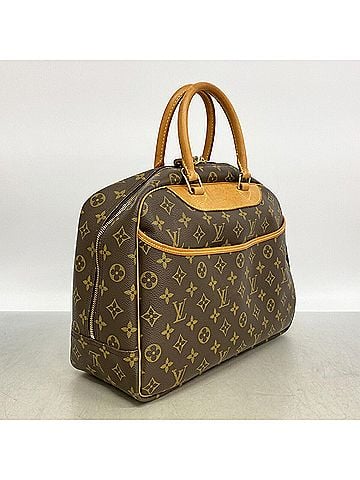 Louis Vuitton Louis Vuitton Monogram Deauville Handbag M47270 Brown Women's (view 2)