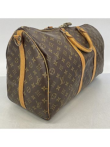Louis Vuitton Louis Vuitton Bags - Boston Monogram Keepall Bandoulière 50 M41416 Brown Men's &amp; Women's (view 2)