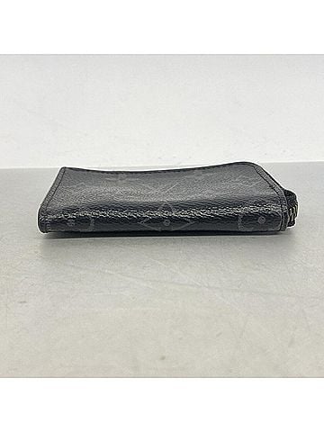 Louis Vuitton Louis Vuitton Monogram Eclipse Portemonnaie Jour Wallet/Coin Case M63536 Black Women's (view 2)