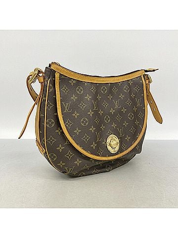 Louis Vuitton Louis Vuitton Monogram Tulum GM Shoulder Bag M40075 Brown Women's (view 2)