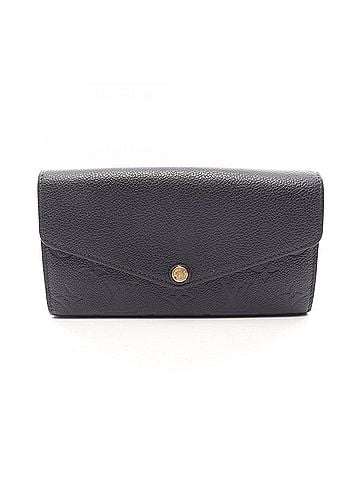 Louis Vuitton Louis Vuitton Portefeuille Sarah Monogram Empreinte Marine Rouge Bi-fold Long Wallet, Leather, Women's, Navy, M62125 (view 1)