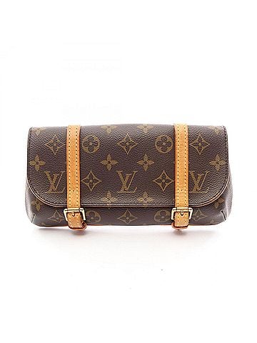 Louis Vuitton Louis Vuitton Pochette Marelle Waist Bag/Body Bag/Handbag, Coated Canvas and Leather, Monogram Pattern, Women's, Brown, M51159 (view 1)