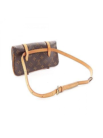 Louis Vuitton Louis Vuitton Pochette Marelle Waist Bag/Body Bag/Handbag, Coated Canvas and Leather, Monogram Pattern, Women's, Brown, M51159 (view 2)