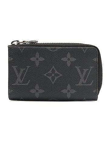 Louis Vuitton LOUIS VUITTON Louis Vuitton Monogram Eclipse Car Key Case Wallet/Coin Purse L-shaped M64430 (view 2)