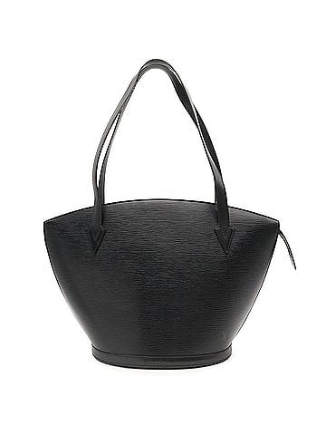 Louis Vuitton LOUIS VUITTON Louis Vuitton Epi Saint Jacques Shoulder Bag Tote Noir Black M52262 (view 1)