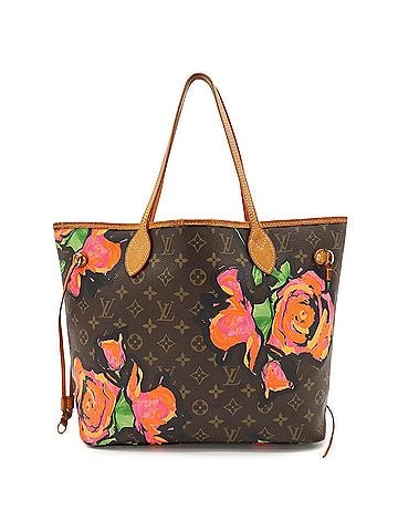 Louis Vuitton LOUIS VUITTON Louis Vuitton Monogram Rose Neverfull MM Tote Bag Shoulder Stephen Sprouse Collaboration M48613 (view 2)