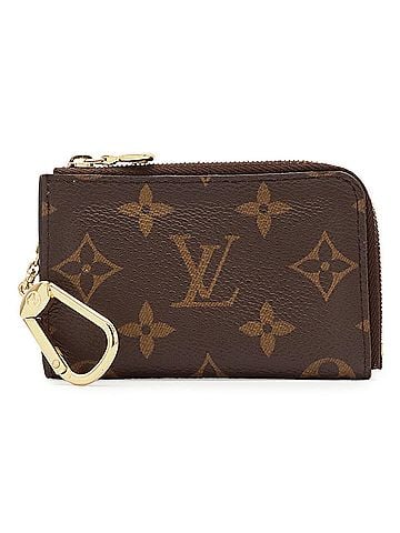 Louis Vuitton LOUIS VUITTON Louis Vuitton Monogram Porte Clé Noir Wallet/Coin Case, L-shaped, Blue Olympe, with Key Hook, M83612 (view 1)