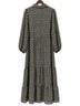 Max Studio 100% Polyester Floral Black White Wool Dress Size M - photo 3