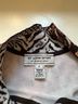 St. John Animal Print Multi Color Orange Brown Sleeveless Top Size P (petite) - photo 3