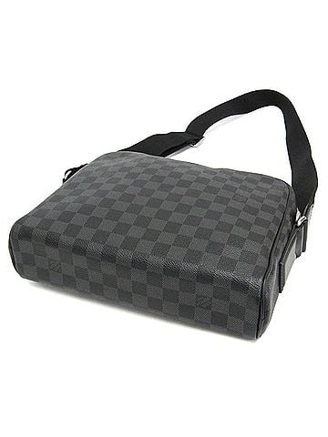 Louis Vuitton Louis Vuitton Damier Graphite DAYTON REPORTER PM N41408 Men's Shoulder Bag Damier Graphite (view 2)