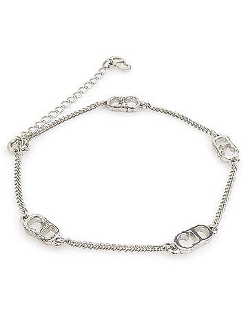 Christian Dior Christian Dior bracelet, metal, silver, women's, h32588a (view 1)