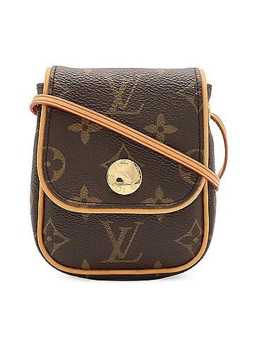 Louis Vuitton LOUIS VUITTON Louis Vuitton Monogram Pochette Cancun Mini Shoulder Bag Pouch M60018 (view 2)