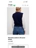 Maje Blue Sweater Vest Size 0 - photo 3