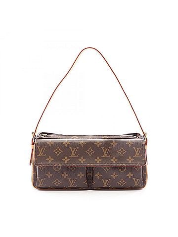 Louis Vuitton Louis Vuitton LOUIS VUITTON Vivacite MM Monogram Shoulder Bag Handbag Coated Canvas Leather Women's Brown M51164 (view 1)
